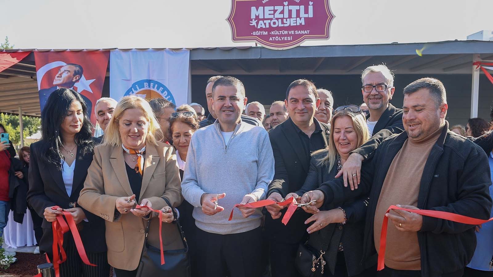 “Mezitli Atölyem” hizmete açıldı: Ücretsiz birçok kurs ve etkinliğe ev sahipliği yapacak