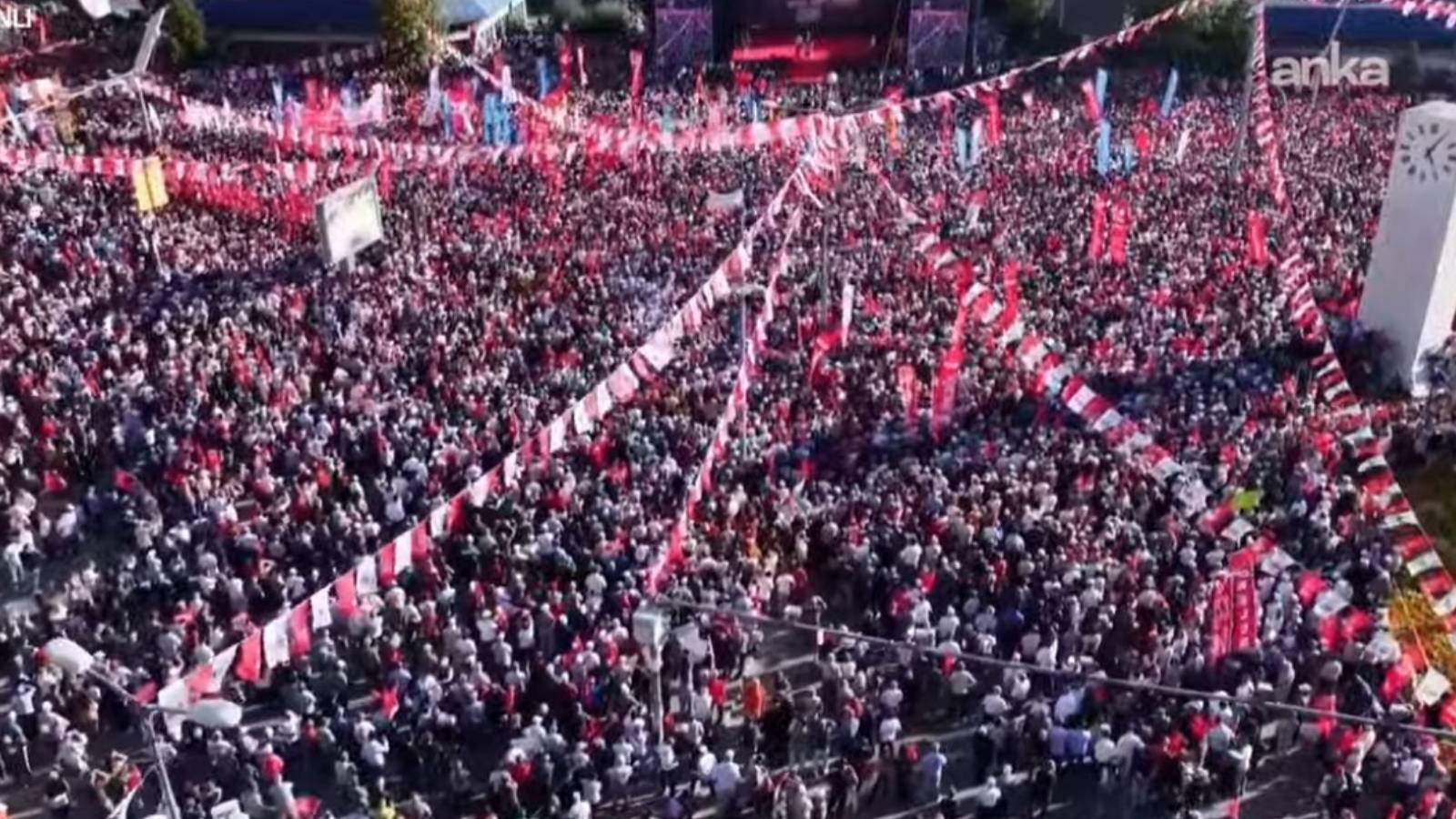 chp ankara il baskani umit erkoldan chpnin ankara mitingine iliskin aciklama caddelere sigmayan bir miting oldu dronla caddelerde ucunu bulamadilar l8OnWD6M