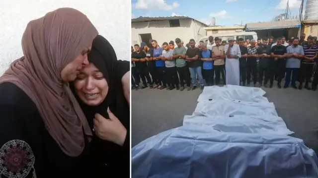 katil israilin gazze seridine duzenledigi son saldirilarda 19 filistinli hayatini kaybetti NYilDQcY