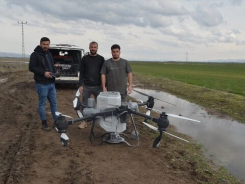 Muş’ta Drone Teknolojisi ile Buğday Tarlalarında Verim Artışı Sağlanıyor